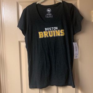 47 Brand Boston Bruins Scoop Neck Tee